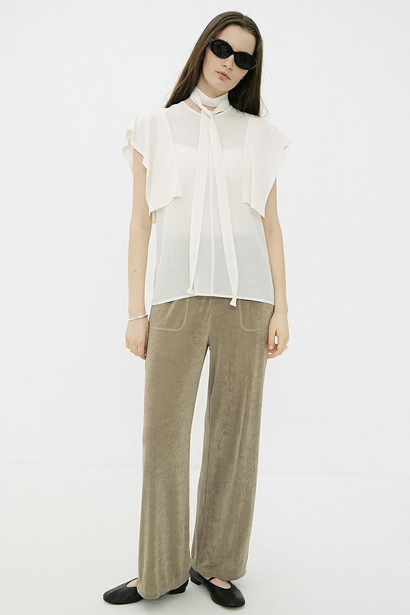  CLANE(クラネ) > SQUARE SLEEVE BLOUSE スクエアスリーブブラウス 18122-4182