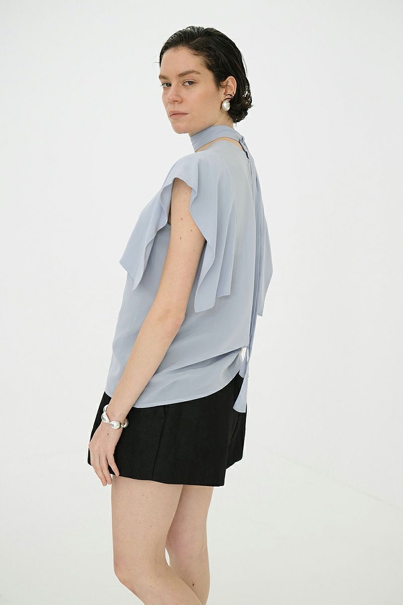  CLANE(クラネ) > SQUARE SLEEVE BLOUSE スクエアスリーブブラウス 18122-4182