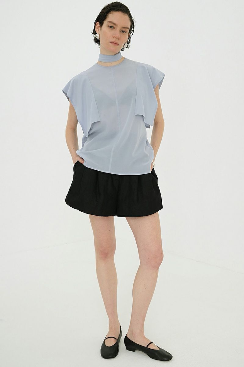  CLANE(クラネ) > SQUARE SLEEVE BLOUSE スクエアスリーブブラウス 18122-4182