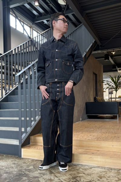 Classic Double Knee Denim Pants クラシックダブルニーデニム