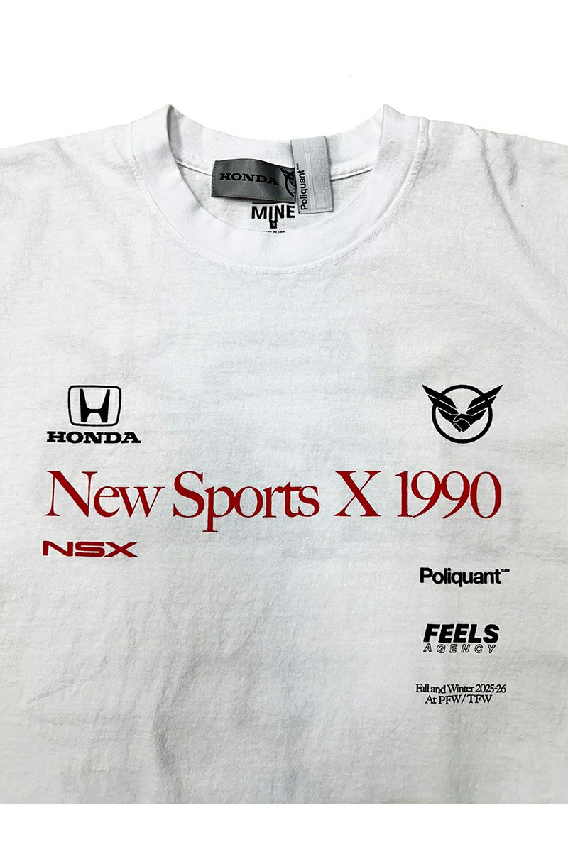 Poliquant(ポリクアント) THE NEW SPORTS X 1990 S/S TEE ニュースポーツ半袖Tシャツ 2502024