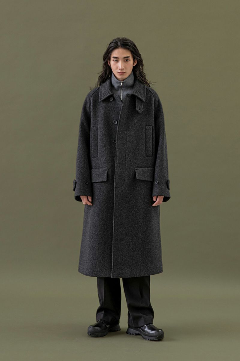 ANOTHER OFFICE(アナザーオフィス) Voyager Bold Balmacaan Coat ボイジャーボールドバルマカーンコート AOEFCT002
