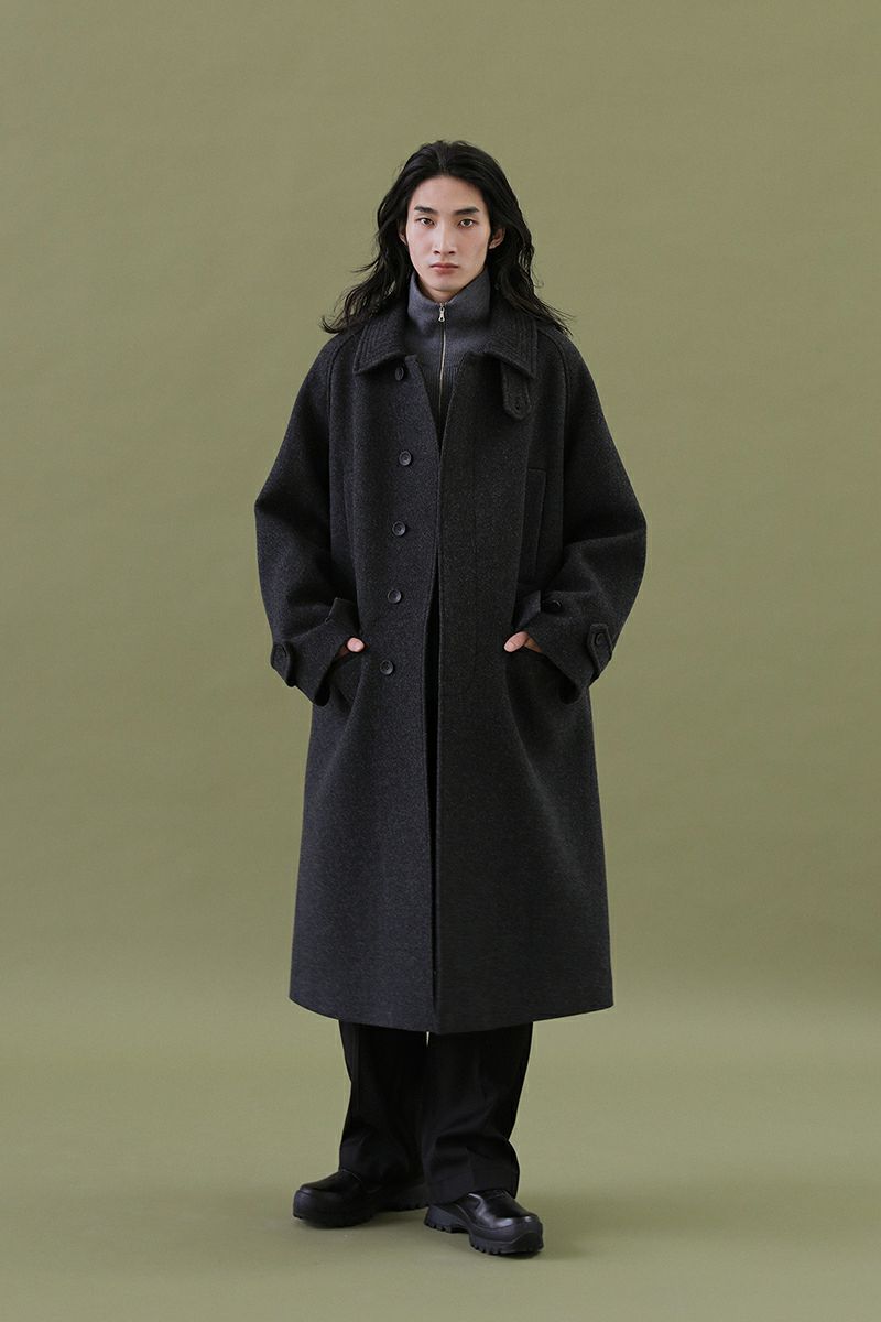 ANOTHER OFFICE(アナザーオフィス) Voyager Bold Balmacaan Coat ボイジャーボールドバルマカーンコート AOEFCT002