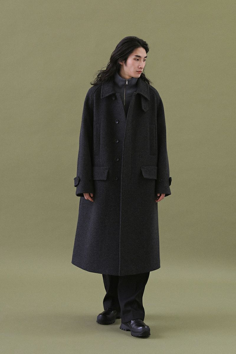 ANOTHER OFFICE(アナザーオフィス) Voyager Bold Balmacaan Coat ボイジャーボールドバルマカーンコート AOEFCT002