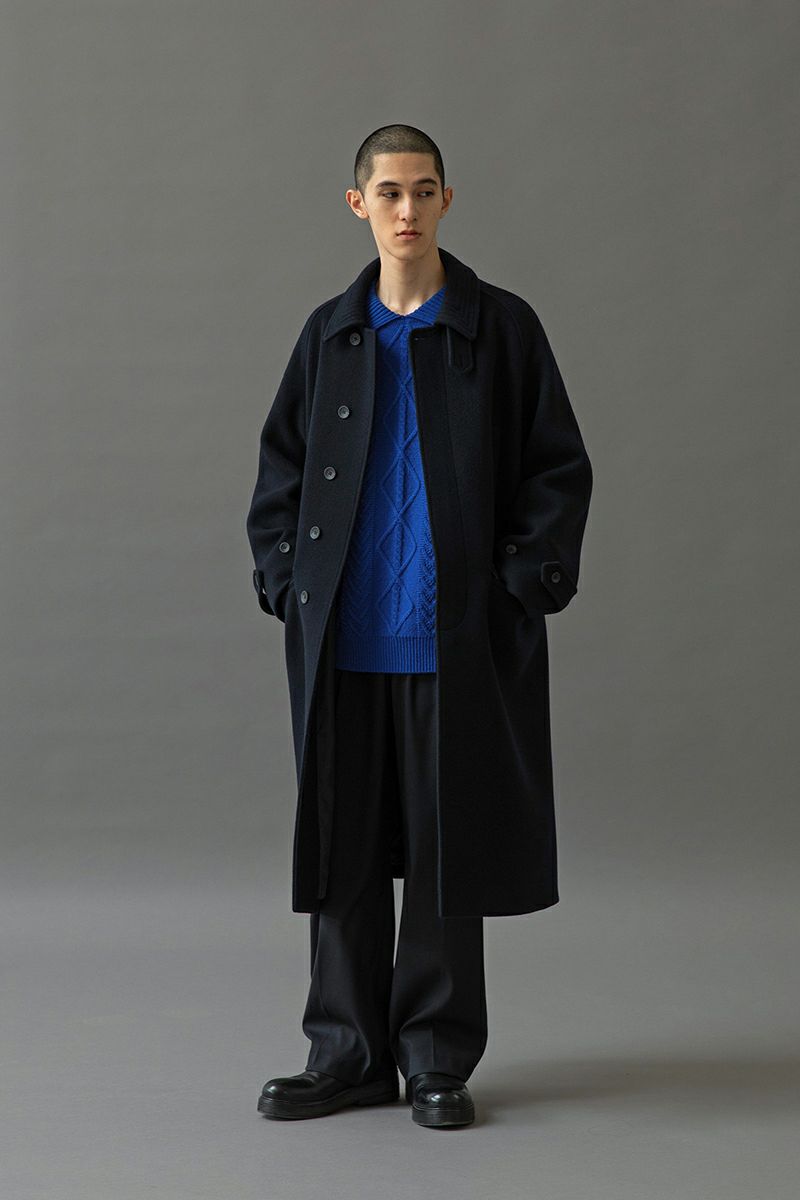 ANOTHER OFFICE(アナザーオフィス) Voyager Bold Balmacaan Coat ボイジャーボールドバルマカーンコート AOEFCT002