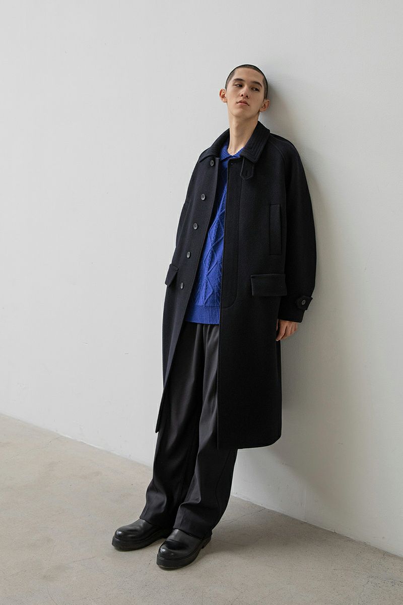 ANOTHER OFFICE(アナザーオフィス) Voyager Bold Balmacaan Coat ボイジャーボールドバルマカーンコート AOEFCT002