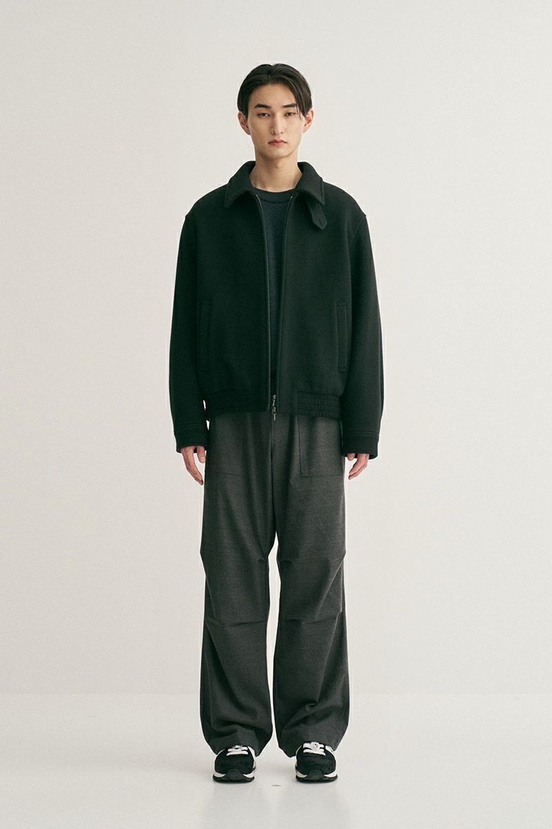 ANOTHER OFFICE アナザーオフィス ボリューム ブルゾン 黒 ANOTHER OFFICE - 【残り一点】Volume Blouson | ACRMTSM ONLINE