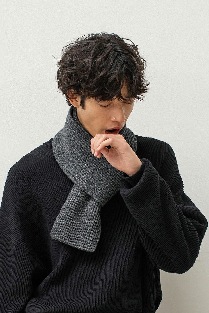 ANOTHER OFFICE(アナザーオフィス) Layer Donegal Muffler レイヤードニゴールマフラー AOEFMF001