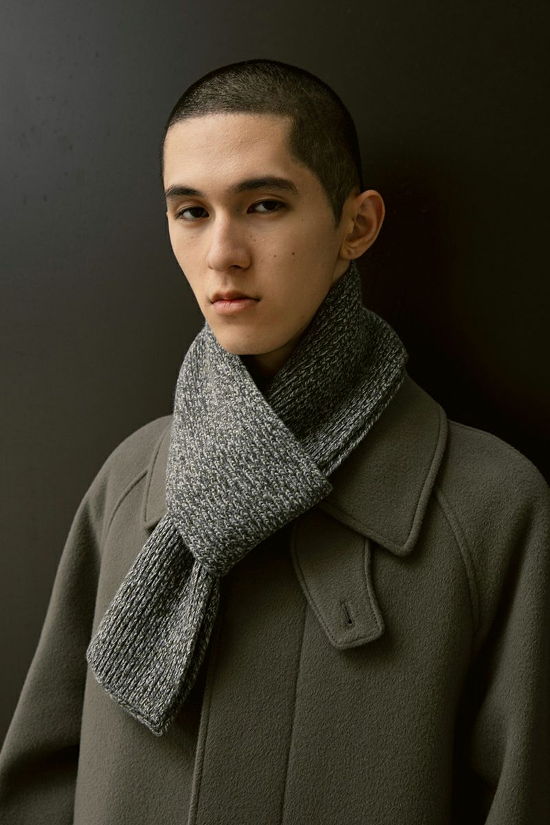 ANOTHER OFFICE(アナザーオフィス) Layer Twill Muffler レイヤーツイルマフラー AOEFMF003