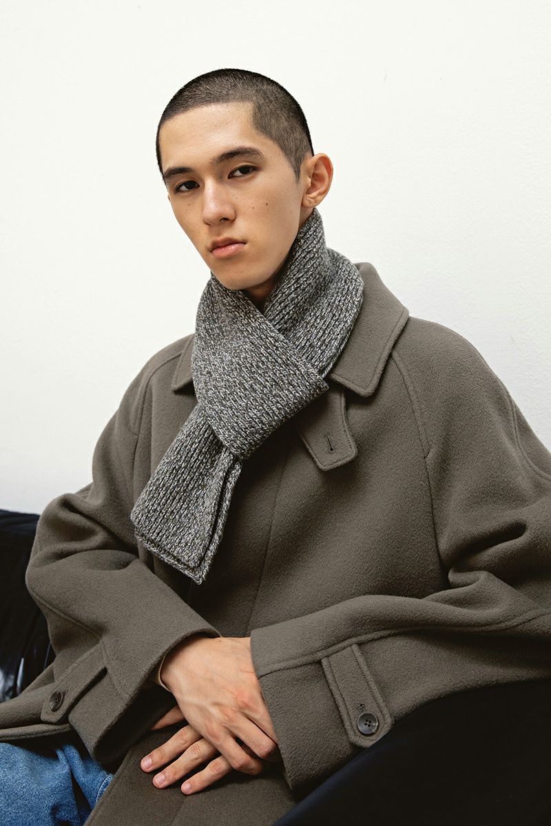 ANOTHER OFFICE(アナザーオフィス) Layer Twill Muffler レイヤーツイルマフラー AOEFMF003