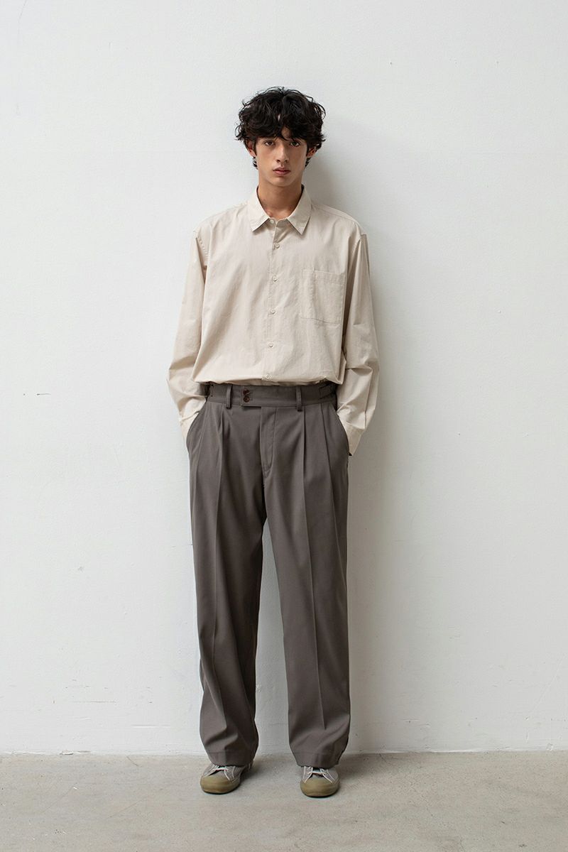 パンツ ANOTHER OFFICE Santiago Garment Pants MUSINSA | ANOTHER OFFICE Santiago Garment Pants (Almost Black)