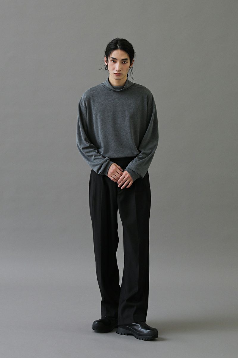 スーツ ANOTHER OFFICE / Santiago Slacks BLACK L ANOTHER OFFICE - 【25AW】サンティアゴ スラックス / SANTIAGO SLACKS