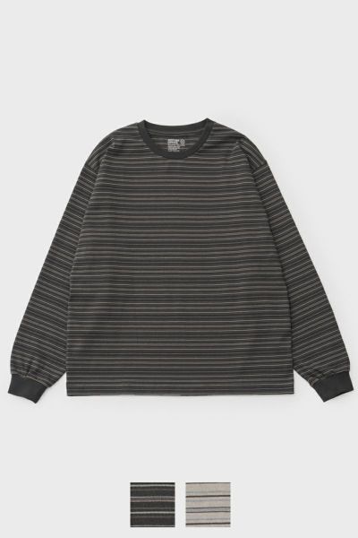 ANOTHER OFFICE(アナザーオフィス) Ordinary Multi Stripe T オーディナリーマルチストライプTシャツ AOFSTS010
