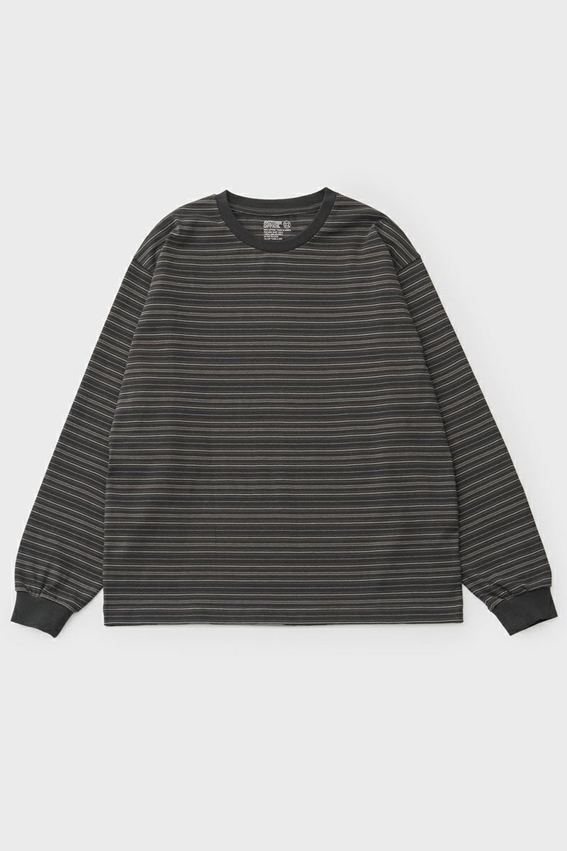 ANOTHER OFFICE(アナザーオフィス) Ordinary Multi Stripe T オーディナリーマルチストライプTシャツ AOFSTS010