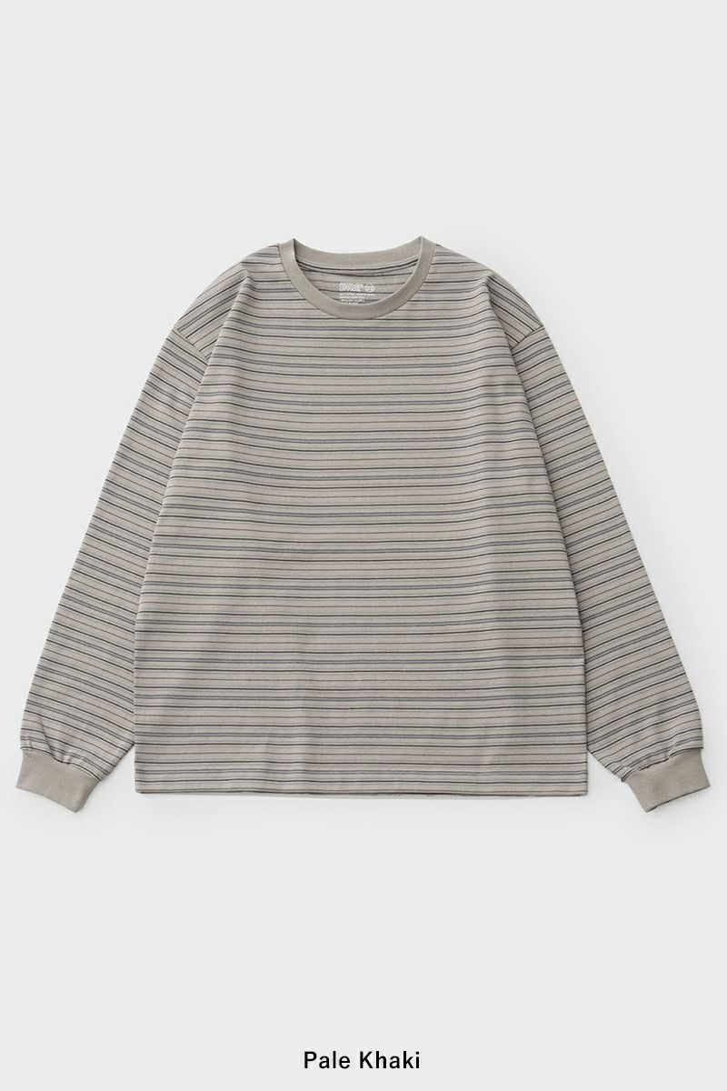 ANOTHER OFFICE(アナザーオフィス) Ordinary Multi Stripe T オーディナリーマルチストライプTシャツ AOFSTS010