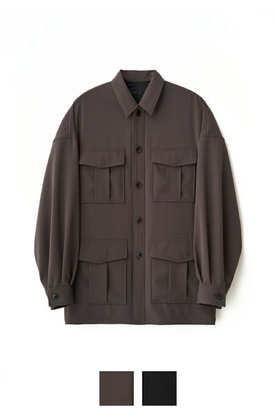 JUHA(ユハ)OVERSIZED SAFARI JACKET オーバーサイズサファリジャケット 10220702