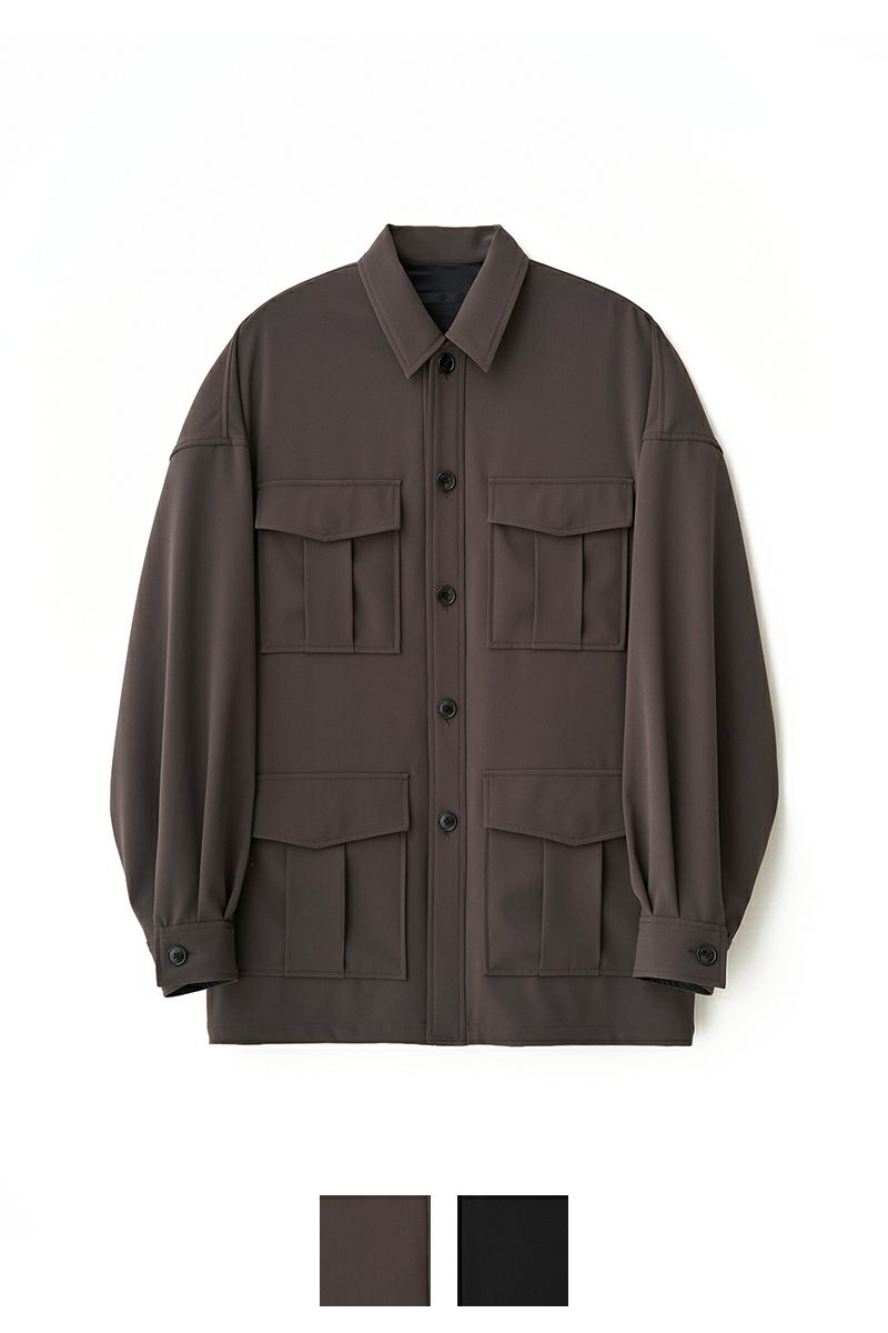 JUHA(ユハ)OVERSIZED SAFARI JACKET オーバーサイズサファリジャケット 10220702