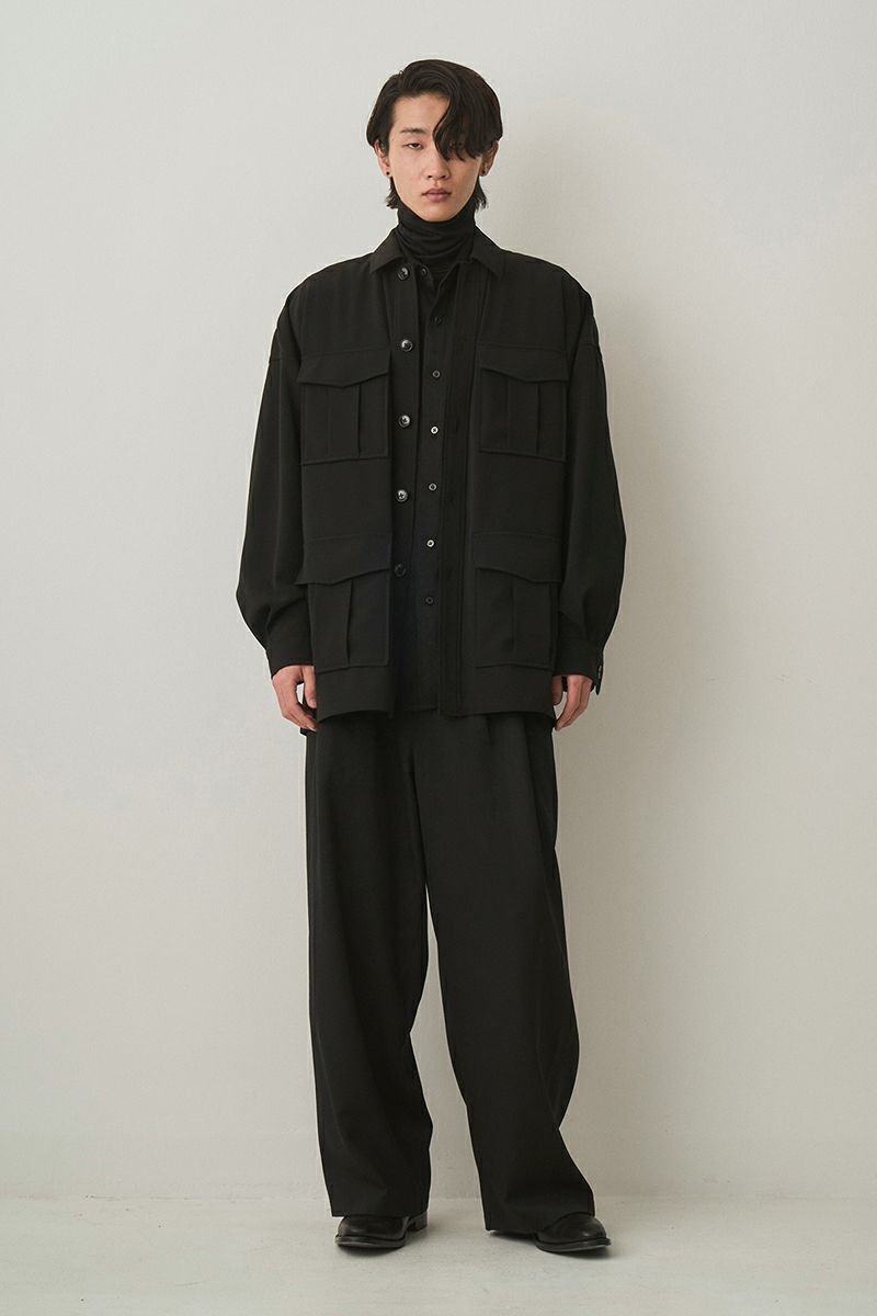 JUHA(ユハ)OVERSIZED SAFARI JACKET オーバーサイズサファリジャケット 10220702