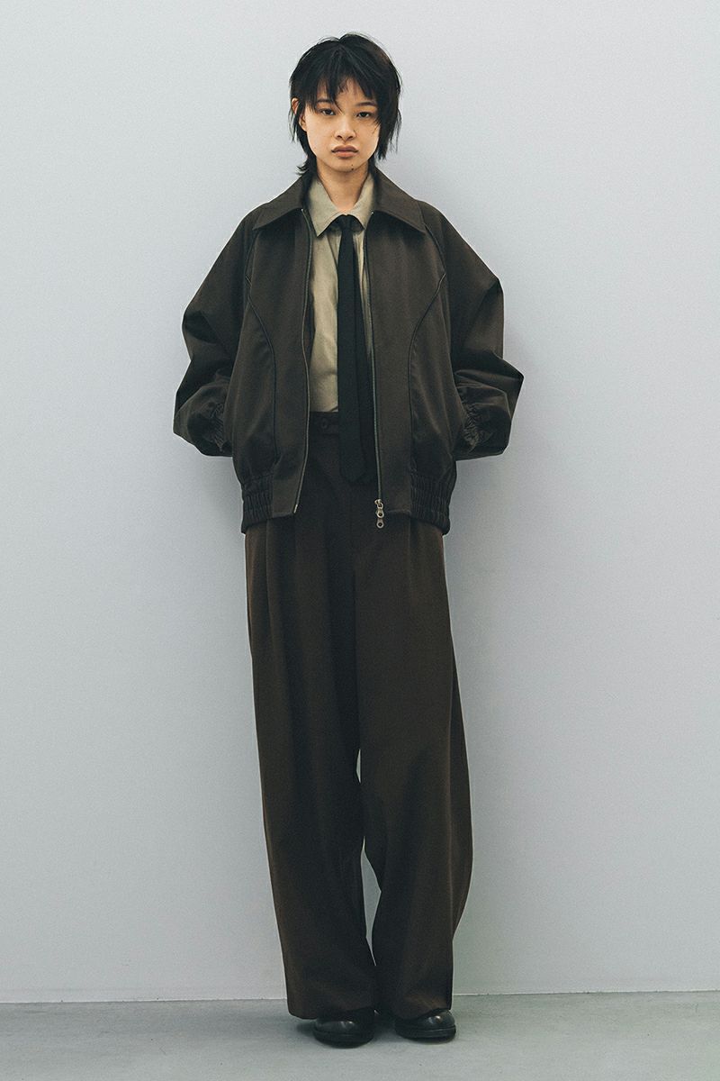 JUHA(ユハ) 2TUCK WIDE EASY PANTS 2タックワイドイージーパンツ 10220805-1