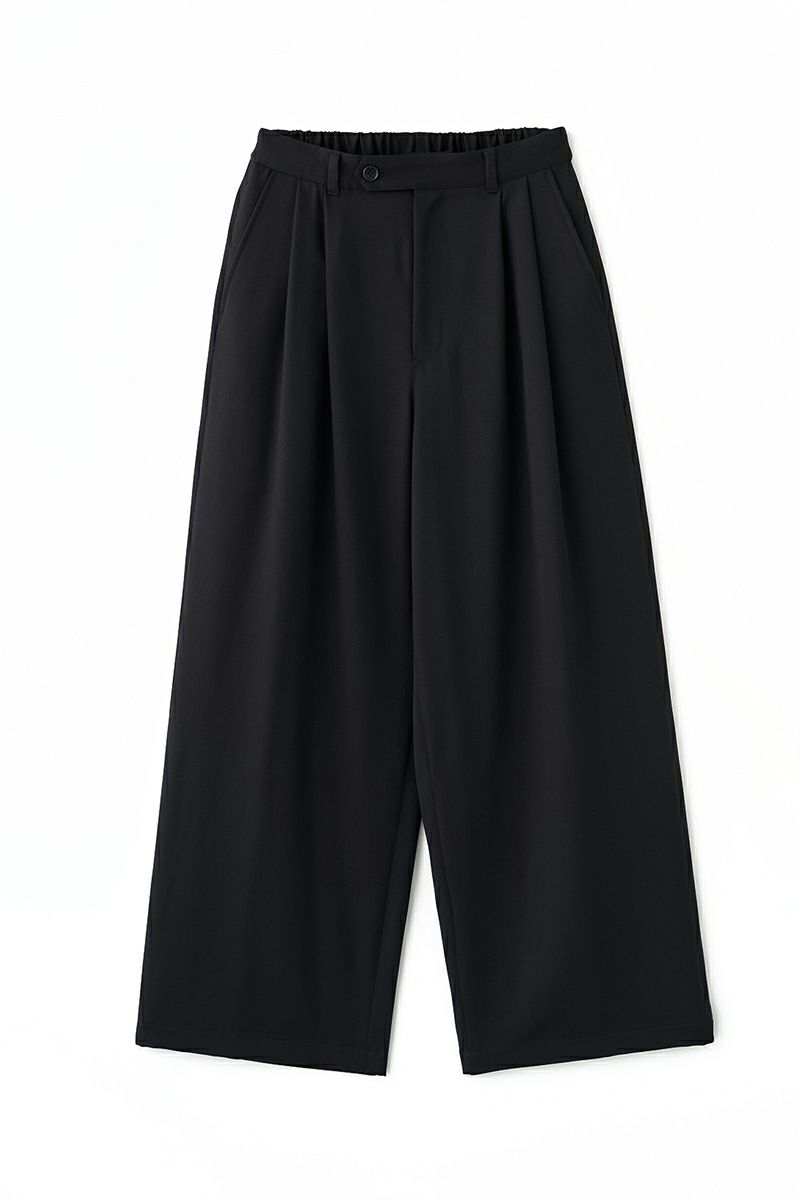 JUHA(ユハ) 2TUCK WIDE EASY PANTS 2タックワイドイージーパンツ 10220805-1