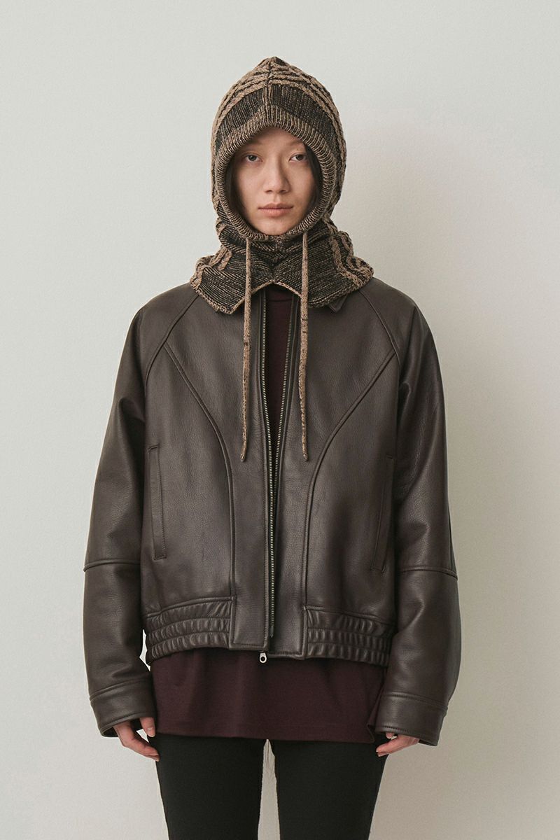 JUHA(ユハ) DUAL-TONE CABLE HOODED GAITER デュアルトーンケーブルフードゲートル 10220901