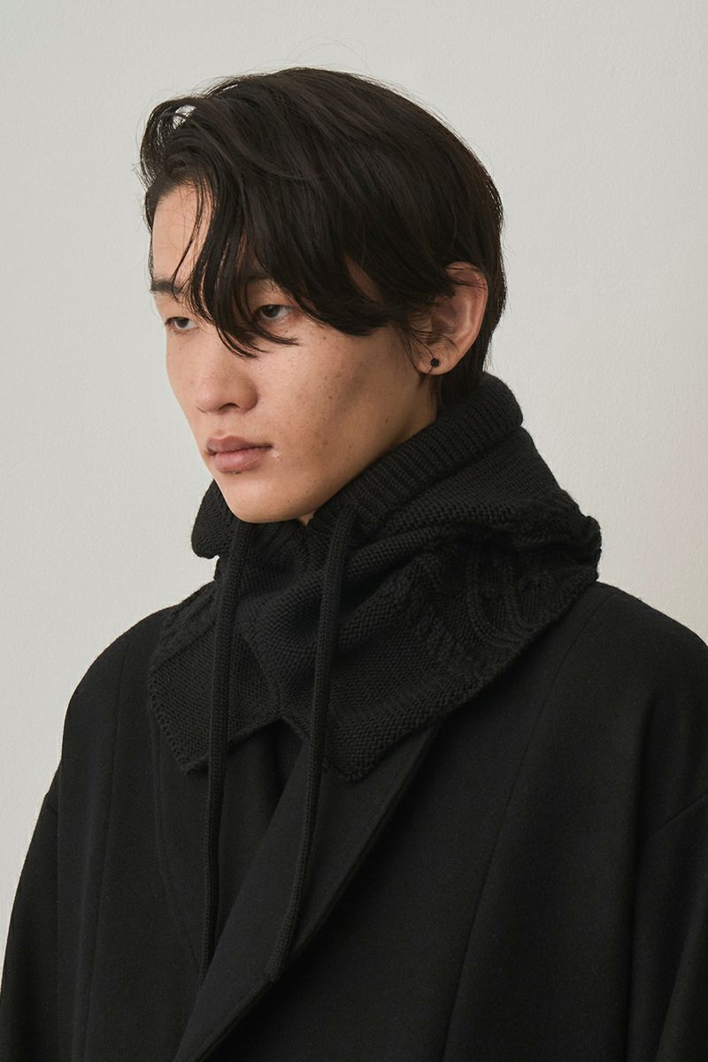 JUHA(ユハ) DUAL-TONE CABLE HOODED GAITER デュアルトーンケーブルフードゲートル 10220901