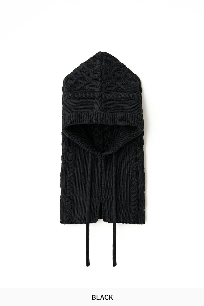 JUHA(ユハ) DUAL-TONE CABLE HOODED GAITER デュアルトーンケーブルフードゲートル 10220901