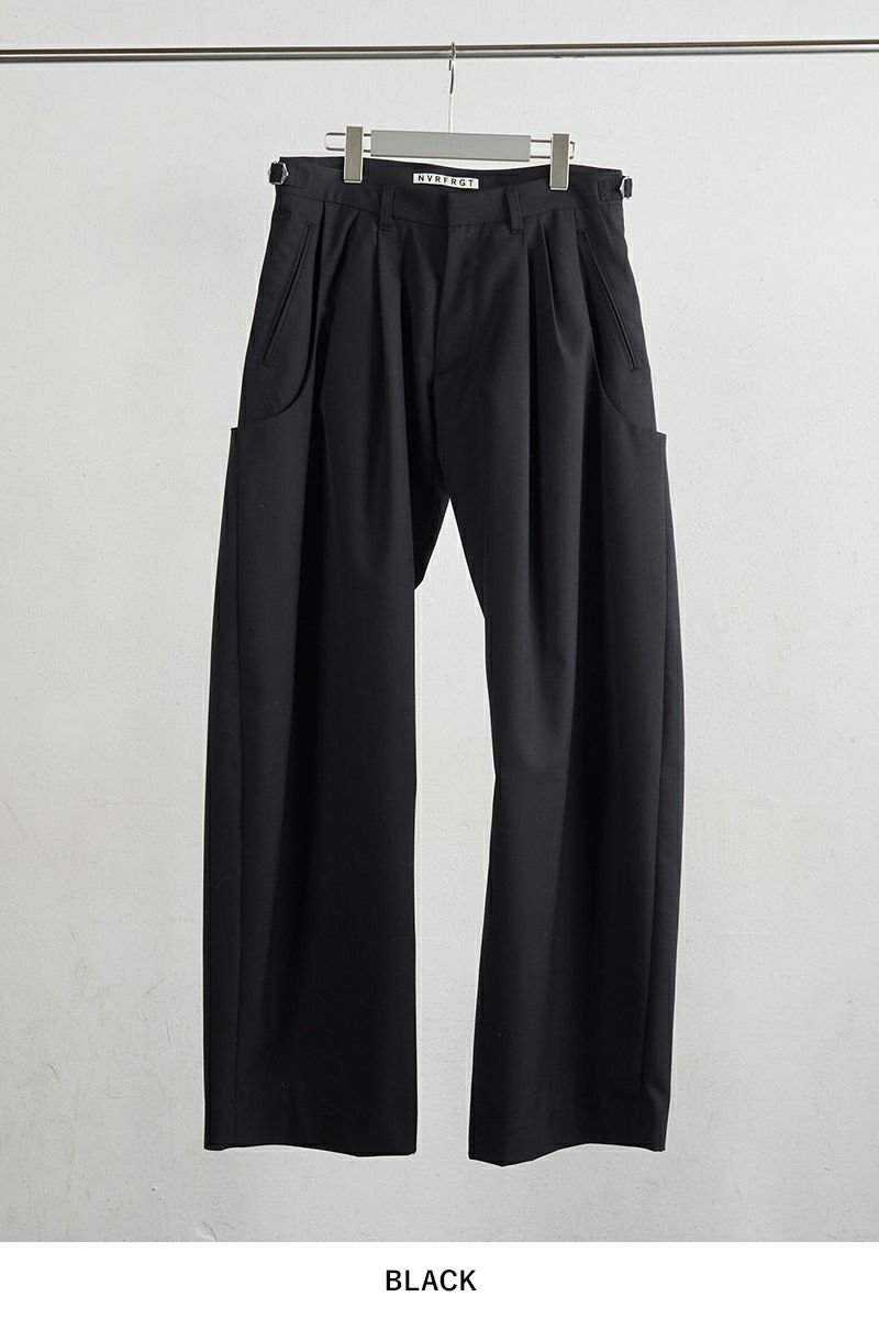 NVRFRGT(ネバーフォーゲット) CURVED LEG UTILITY TROUSERS カーブレッグユーティリティトラウザーズ NF252P01