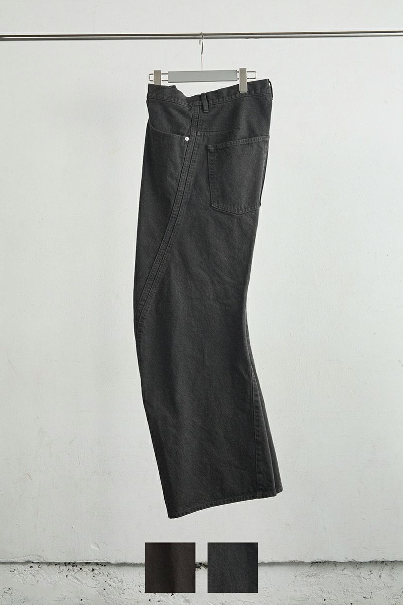 NVRFRGT(ネバーフォーゲット) 3D TWISTED WIDE LEG JEANS 3Dツイステッドワイドレッグジーンズ NF252P10B