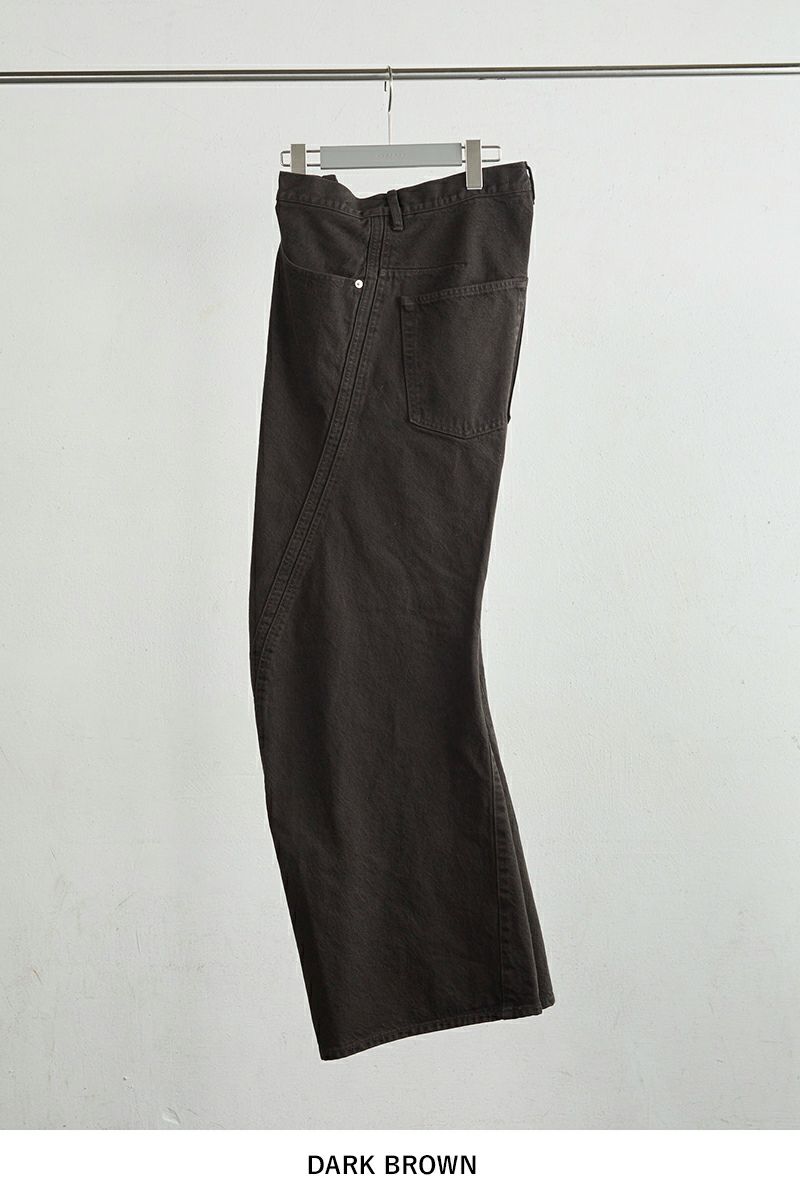 NVRFRGT(ネバーフォーゲット) 3D TWISTED WIDE LEG JEANS 3Dツイステッドワイドレッグジーンズ NF252P10B