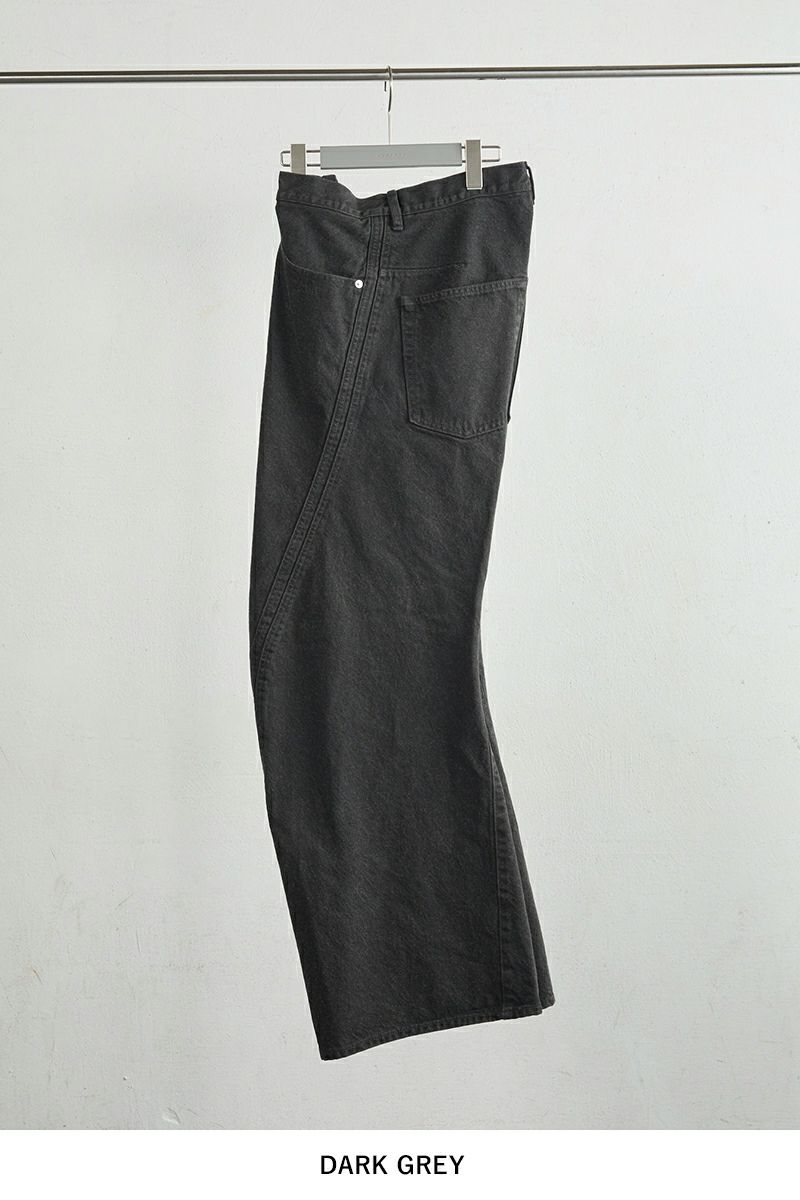 NVRFRGT(ネバーフォーゲット) 3D TWISTED WIDE LEG JEANS 3Dツイステッドワイドレッグジーンズ NF252P10B