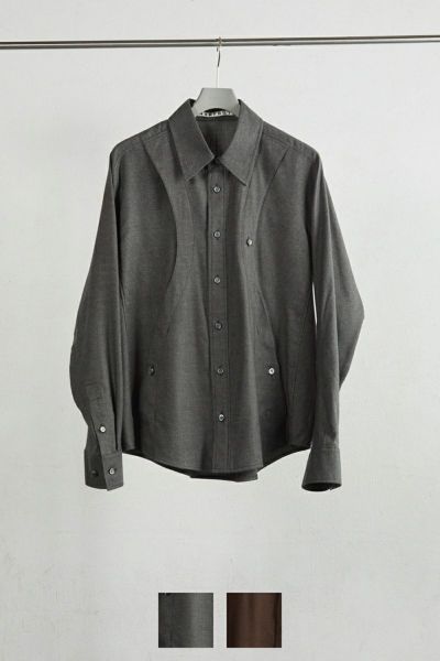 NVRFRGT(ネバーフォーゲット) PLAID LONG SLEEVE SHIRT プレイド長袖シャツ NF252S01