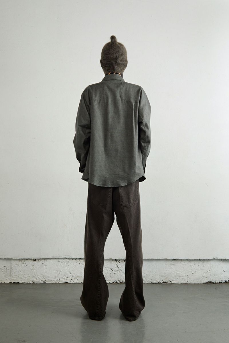 NVRFRGT(ネバーフォーゲット) PLAID LONG SLEEVE SHIRT プレイド長袖シャツ NF252S01