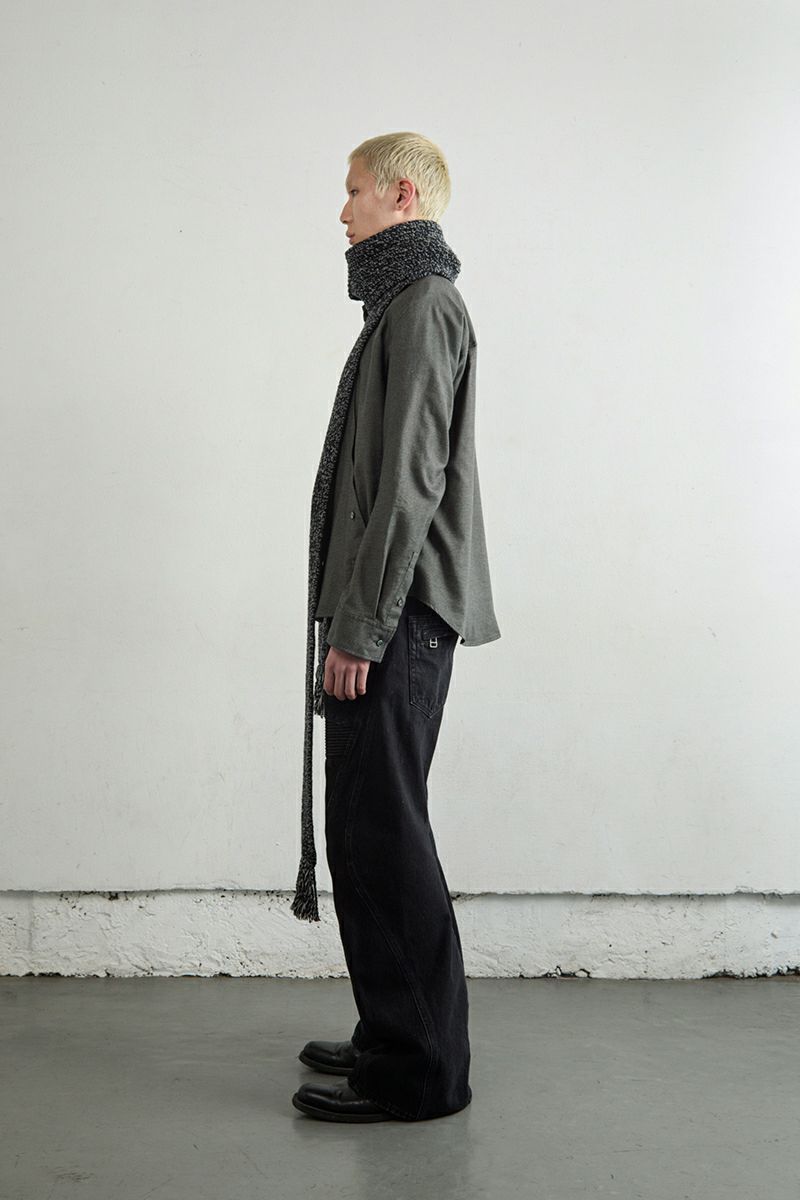 NVRFRGT(ネバーフォーゲット) PLAID LONG SLEEVE SHIRT プレイド長袖シャツ NF252S01