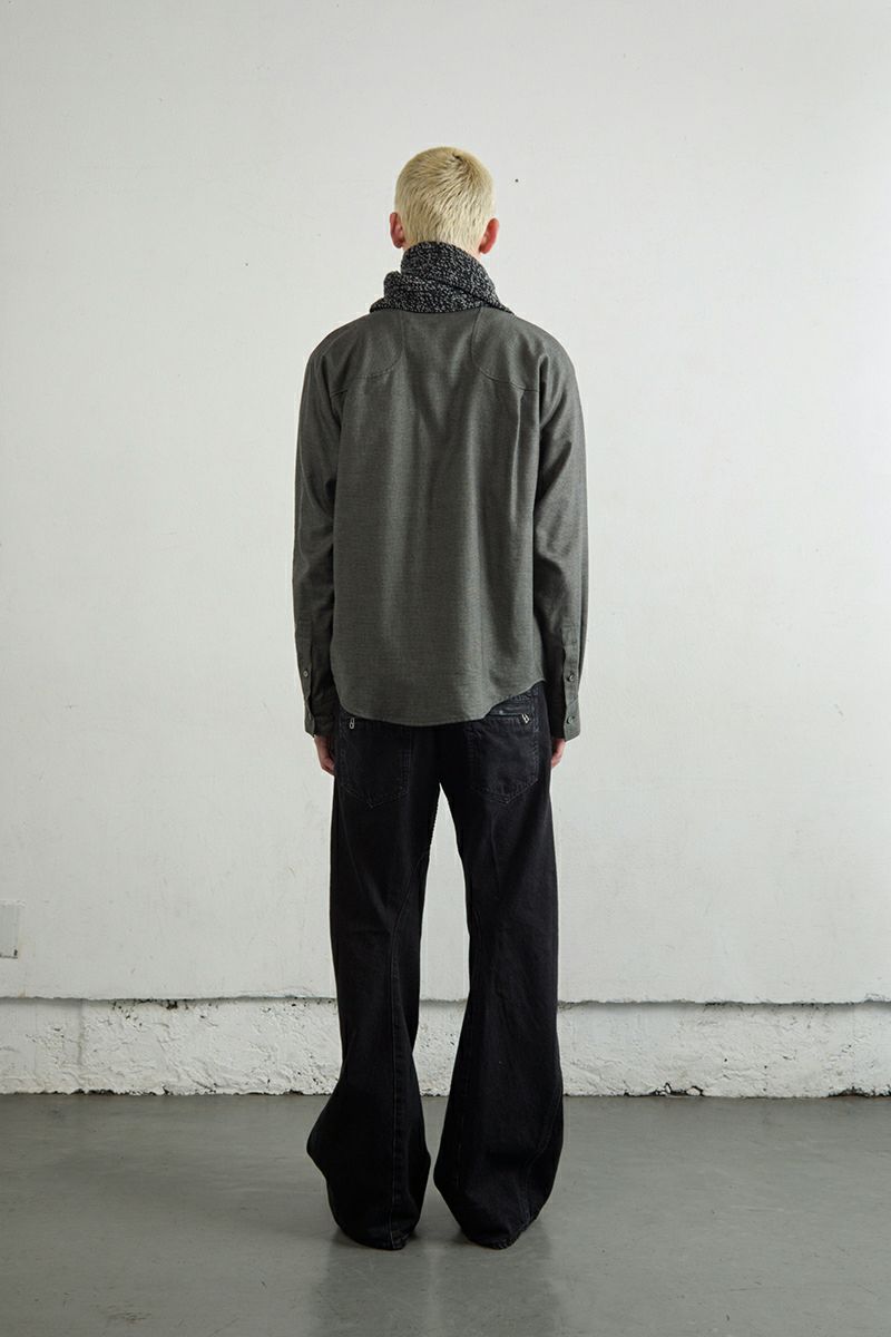 NVRFRGT(ネバーフォーゲット) PLAID LONG SLEEVE SHIRT プレイド長袖シャツ NF252S01