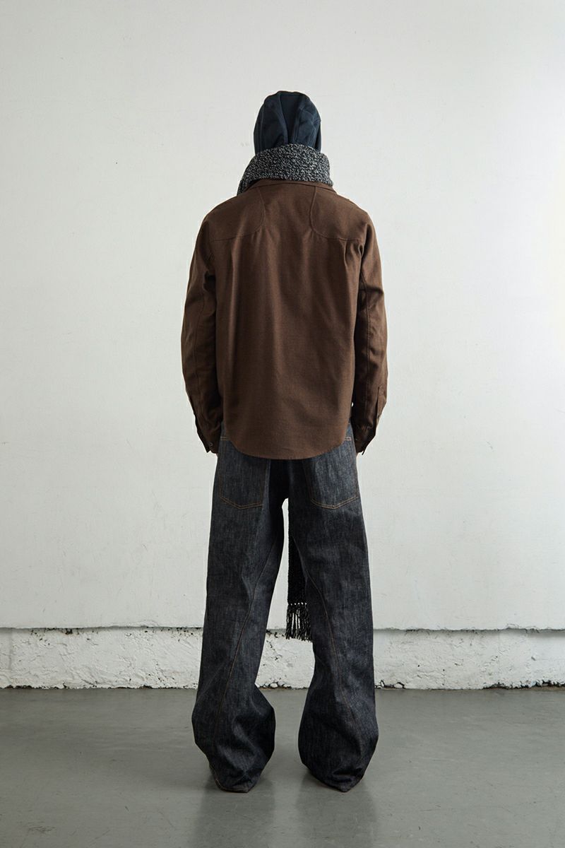 NVRFRGT(ネバーフォーゲット) PLAID LONG SLEEVE SHIRT プレイド長袖シャツ NF252S01