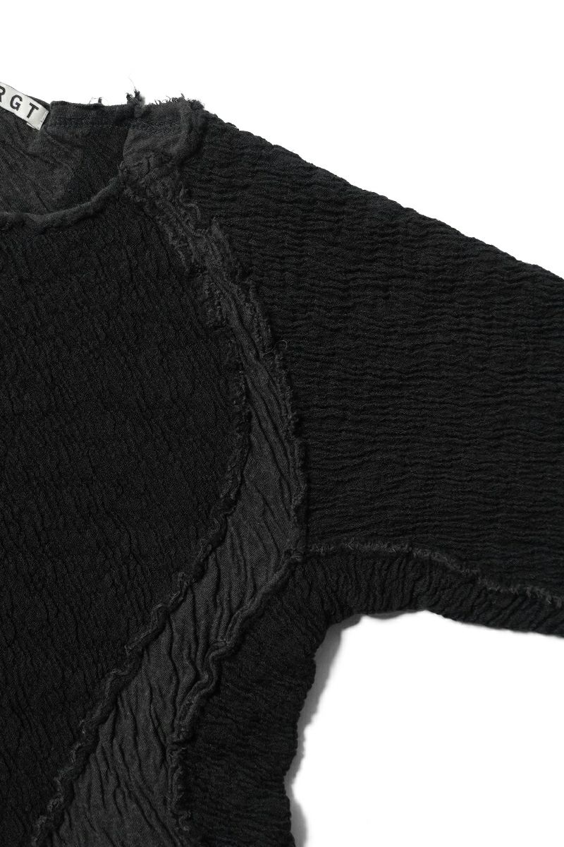 NVRFRGT(ネバーフォーゲット) PANELED LONG SLEEVE T SHIRT パネル長袖Tシャツ NF252T01