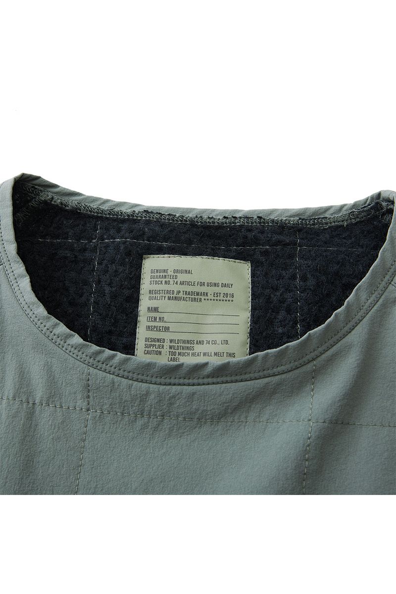 WILDTHINGS POLIQUANT THE ECWCS DEFORMED QUILTING L/S PULLOVER / CORDURA AND POLARTEC ワイルドシングス エクワックスディフォームドキルティング長袖プルオーバー コーデュラ＆ポーラーテック 2502006