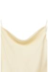 CLANE(クラネ) DRAPE SATIN CAMISOLE TOPS ドレープサテンキャミソールトップス 18122-4282
