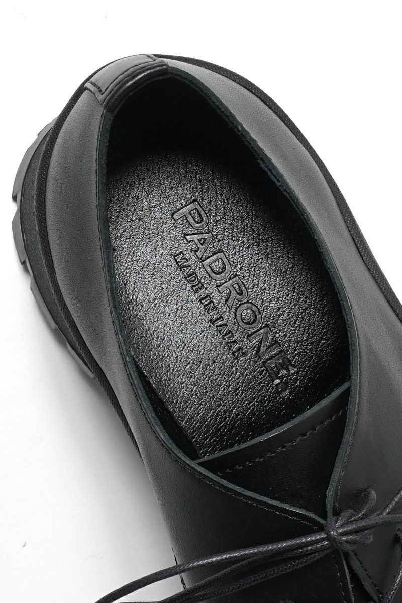 PADRONE(パドローネ) DERBY PLAIN TOE SHOES with #884C Vibram ダービープレーントゥシューズ PU8840-2001-23D