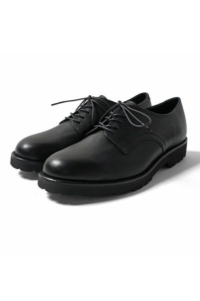 PADRONE(パドローネ) DERBY PLAIN TOE SHOES (WATER PROOF LEATHER) ダービープレーントゥシューズ ウォータープルーフレザー PU8759-2008-23C