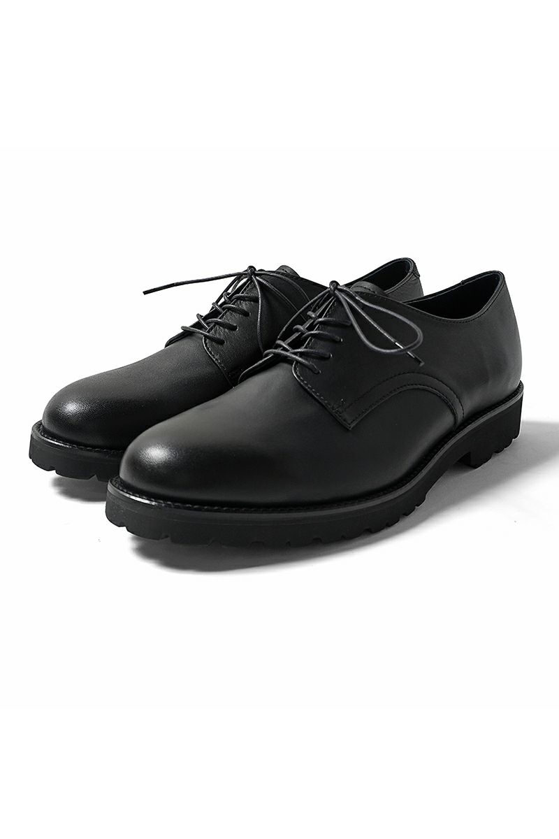 PADRONE(パドローネ) DERBY PLAIN TOE SHOES (WATER PROOF LEATHER) ダービープレーントゥシューズ ウォータープルーフレザー PU8759-2008-23C