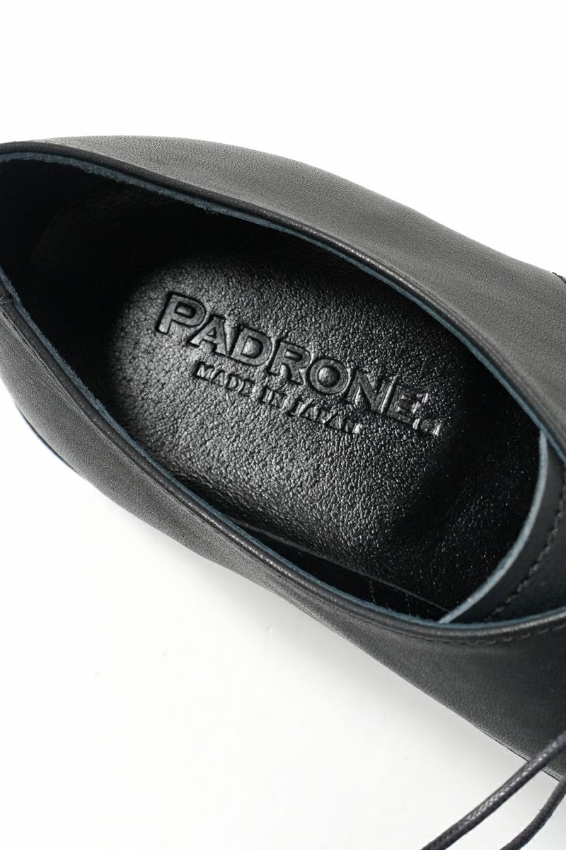 PADRONE(パドローネ) DERBY PLAIN TOE SHOES (WATER PROOF LEATHER) ダービープレーントゥシューズ ウォータープルーフレザー PU8759-2008-23C