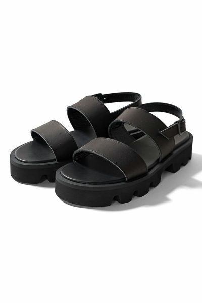 PADRONE(パドローネ) CS BACK STRAP SANDALS チャンキーソールバックストラップサンダル PU2308-3206-24A