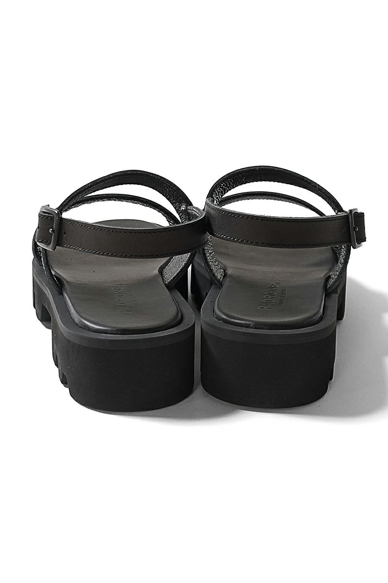 PADRONE(パドローネ) CS BACK STRAP SANDALS チャンキーソールバックストラップサンダル PU2308-3206-24A