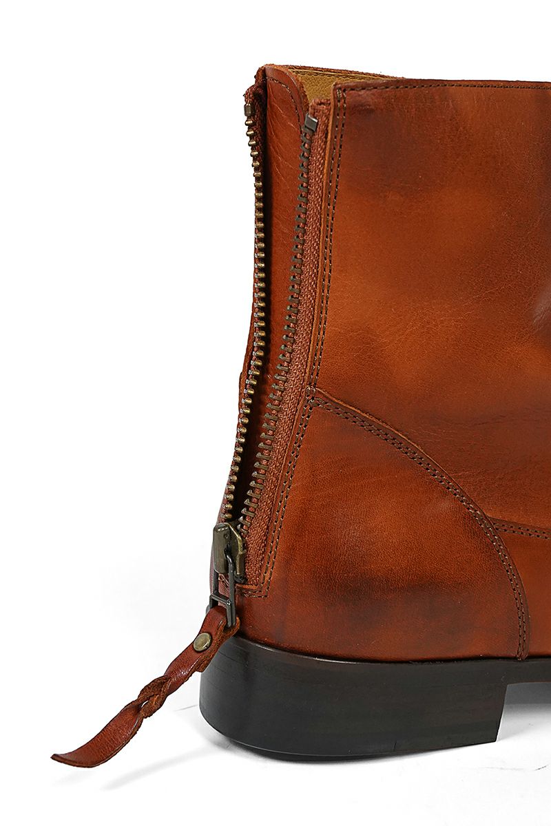 PADRONE(パドローネ) BACK ZIP BOOTS EDWARD バックジップブーツ エドワード PU7885-1101-11C