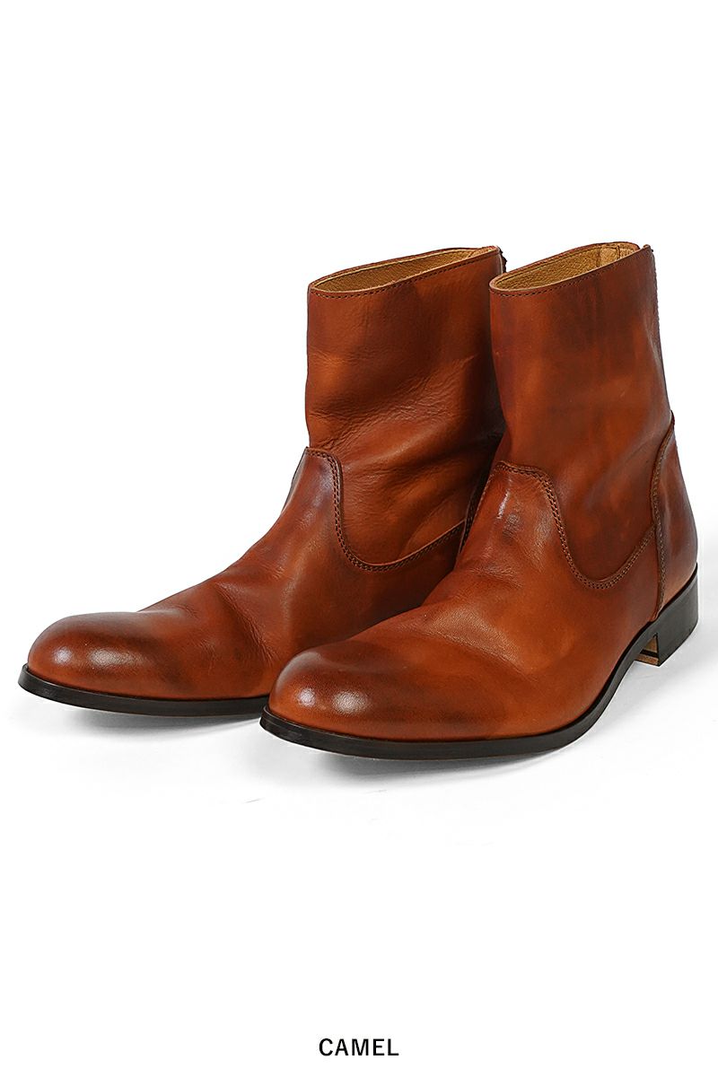 PADRONE(パドローネ) BACK ZIP BOOTS EDWARD バックジップブーツ エドワード PU7885-1101-11C