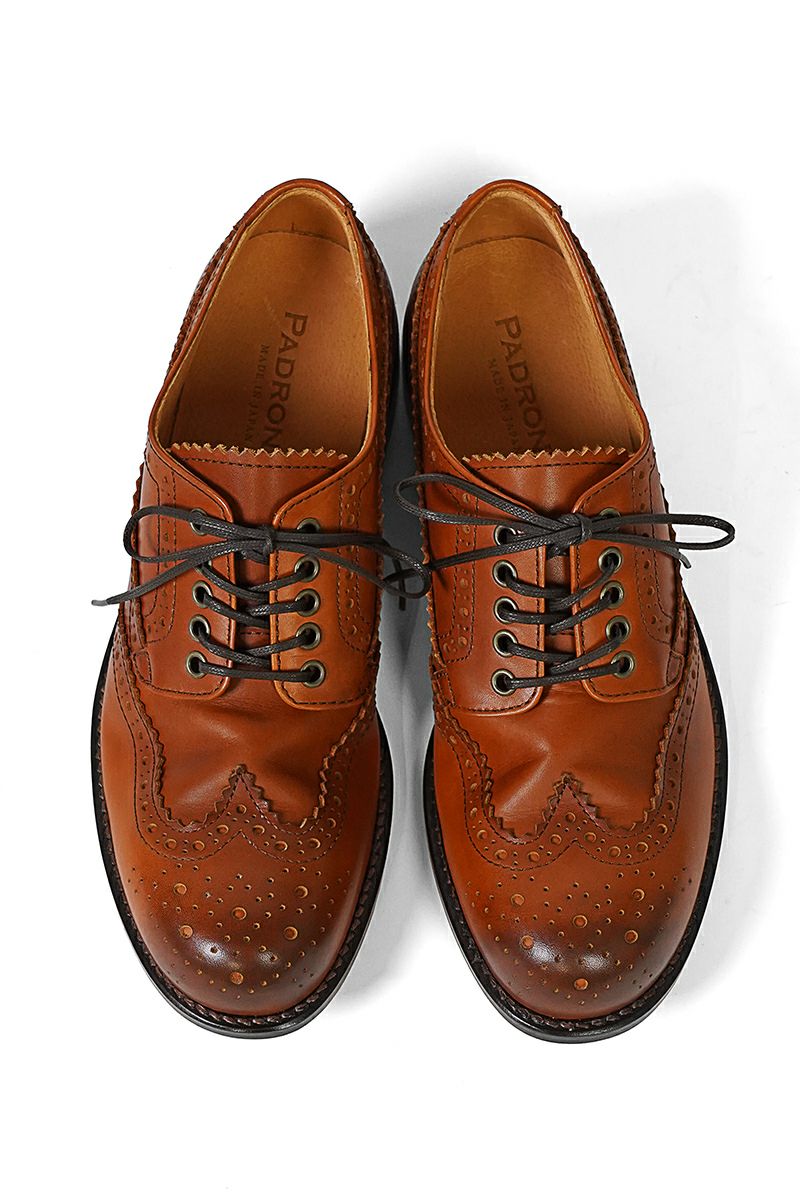 PADRONE(パドローネ) WING TIP SHOES ROBERT ウィングチップシューズ ロバート PU8054-2020-17A