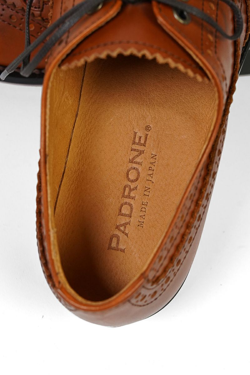 PADRONE(パドローネ) WING TIP SHOES ROBERT ウィングチップシューズ ロバート PU8054-2020-17A