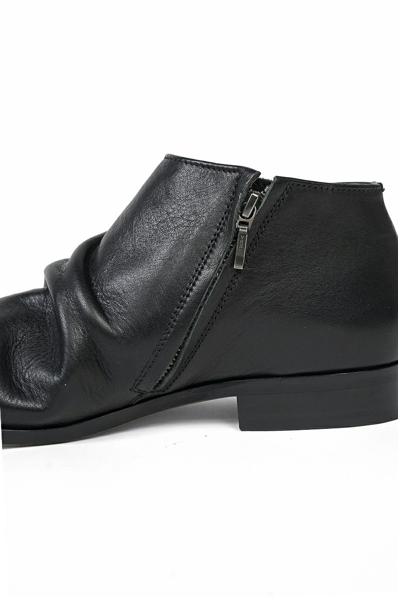 PADRONE(パドローネ) SHORT SIDE ZIP BOOTS TRACY ショートサイドジップブーツ トレイシー PU8395-1203-12C